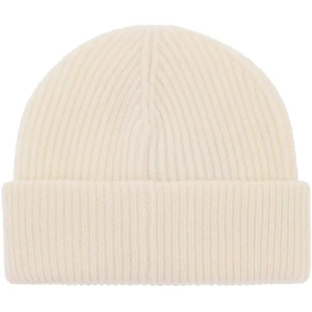 GANNI Oversized Ribbed Beanie - NWT - Ecru - Picture 2 of 4